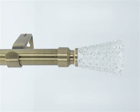 glass finial curtain rod|1 inch curtain rod finials.